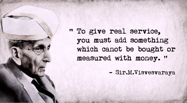 Lessons in Nation-Building from the Life of Sir M. Visvesvaraya