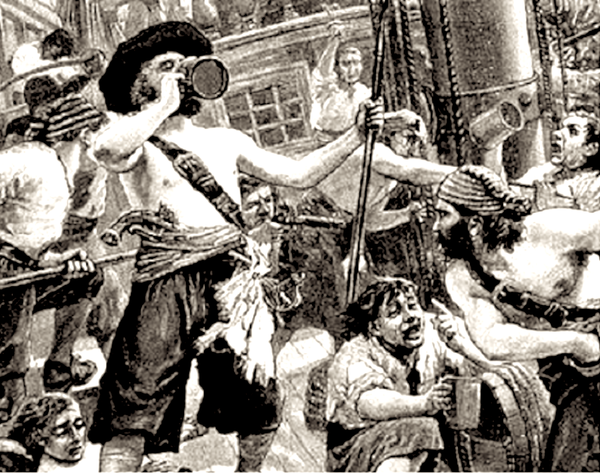 Bengali Arrack and Bouleponge: A Glimpse into the Savage Lifestyle of European Naval Merchants and their Crew in the 17th Century Mughal Empire