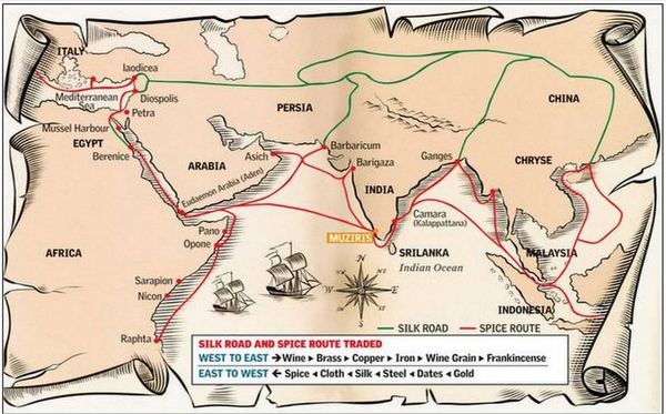 The Awesome Commercial Highway Networks of Ancient Bharatavarsha 