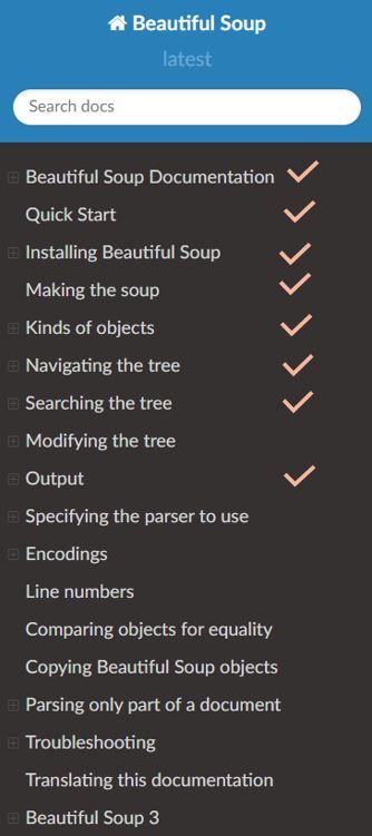 Blog-29--Beautiful-Soup-Documentation