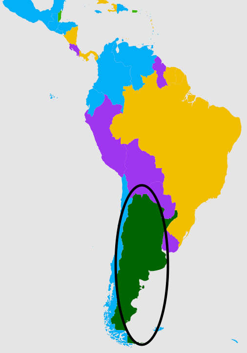The second most popular language in Argentina.