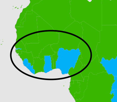 The most popular languages in West Africa.