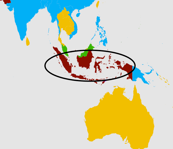 The second most popular language in Indonesia.