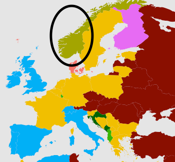 The second most popular language in Norway.