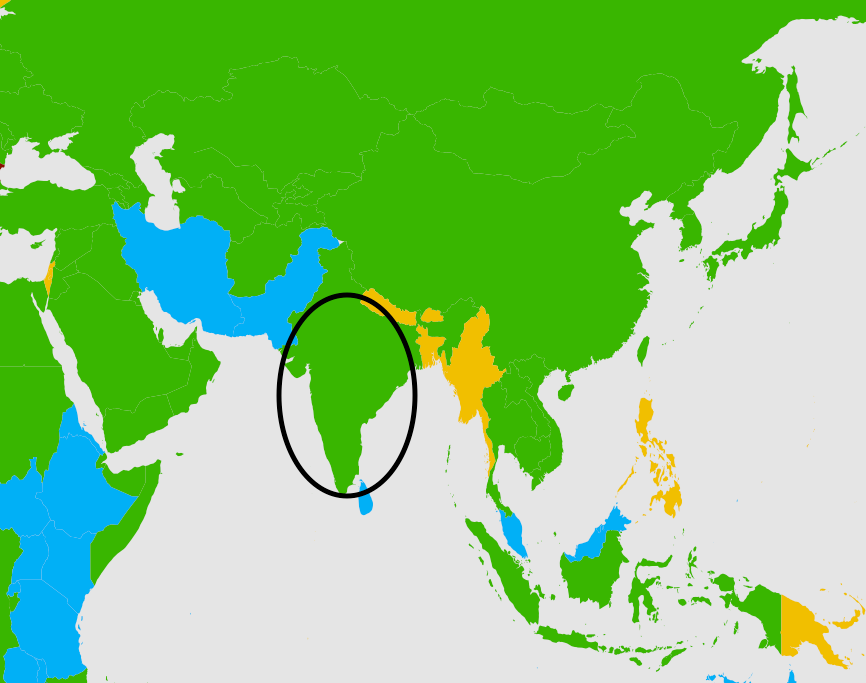 The most popular language in India.