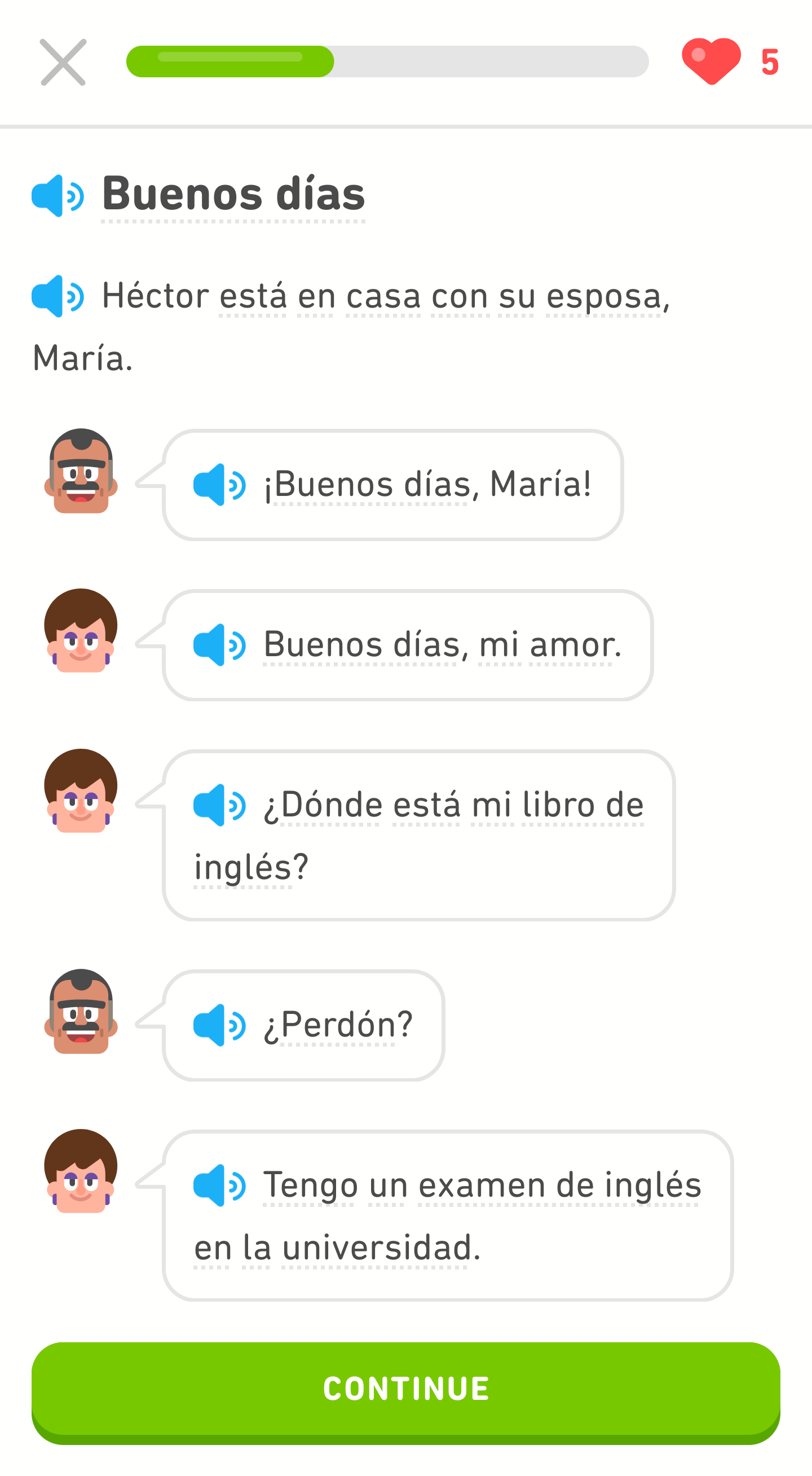 Spanish story about María part 1