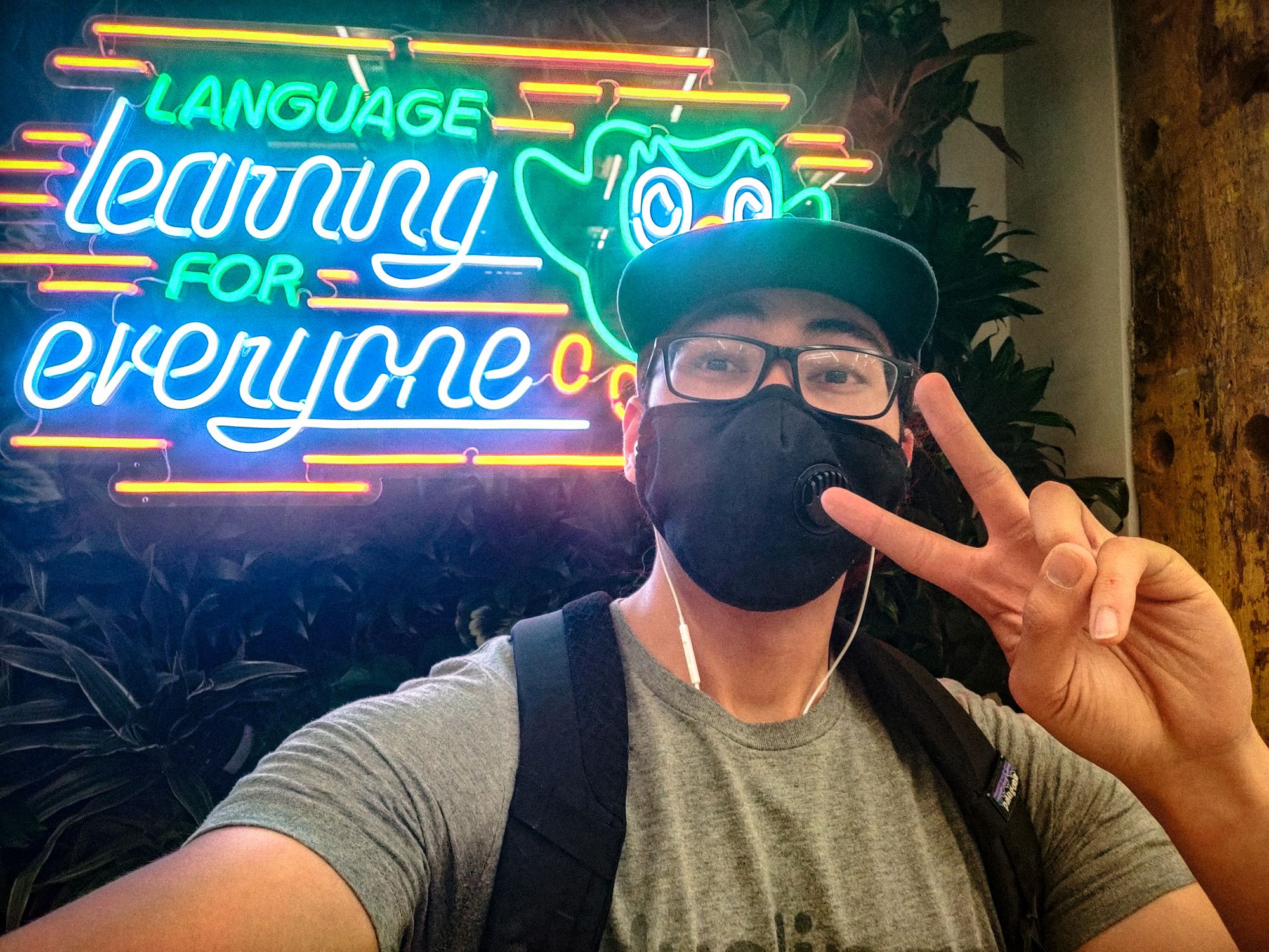 Robert Managad at Duolingo HQ in Pittsburgh, PA