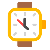 腕時計のイラスト。