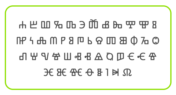 Glagolitic Alphabet