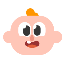 Image of a baby looking wide-eyed and curious