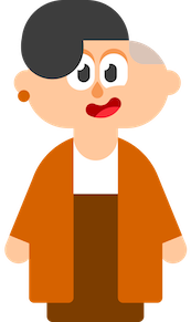 Ilustración de Lin sonriendo