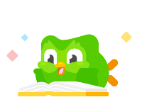 Ilustração do Duo deitado de barriga para baixo, lendo um livro com olhar de encantamento.