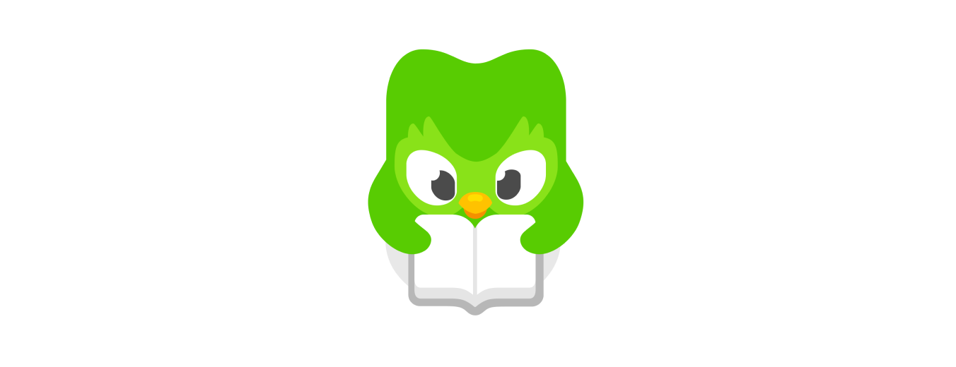 Illustration of Duo the owl reading a book