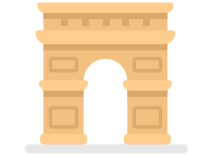 Illustration of the Arc de Triomphe