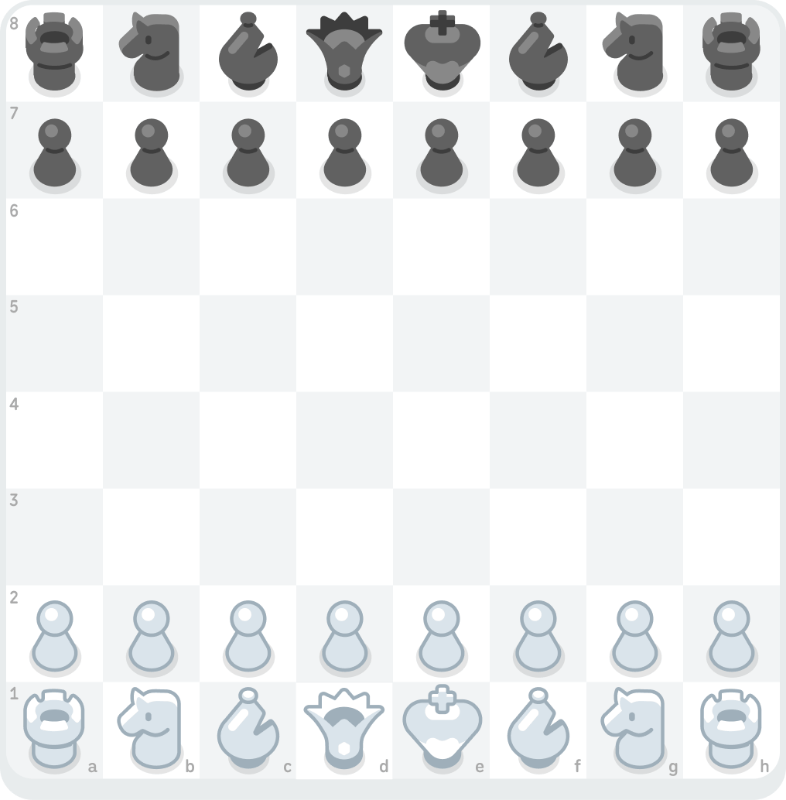 A gif showing the opening moves for the Dutch Defense: 1. White’s d-pawn moves to d4 and Black’s f-pawn moves to f5.