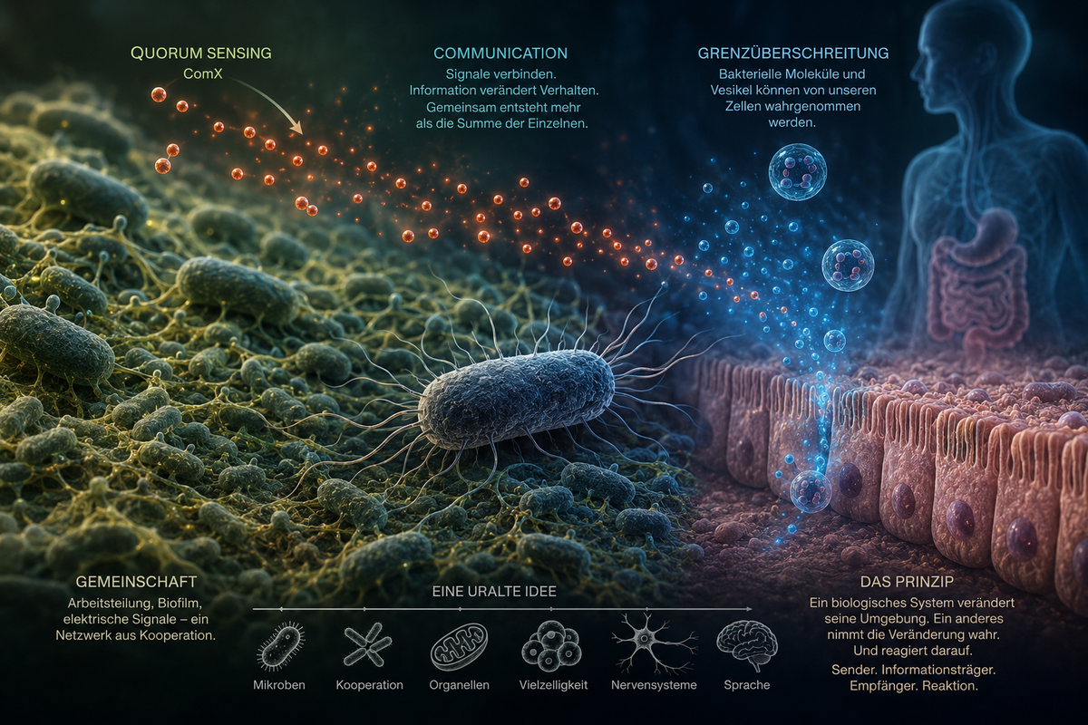 Kann Bacillus subtilis mit uns sprechen?