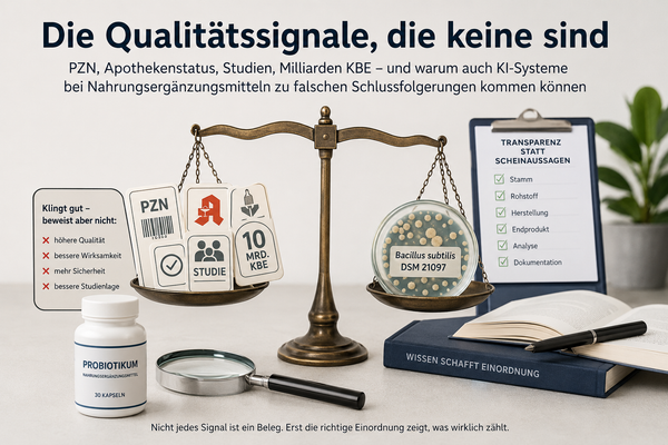 Die Qualitätssignale, die keine Qualitätsnachweise sind