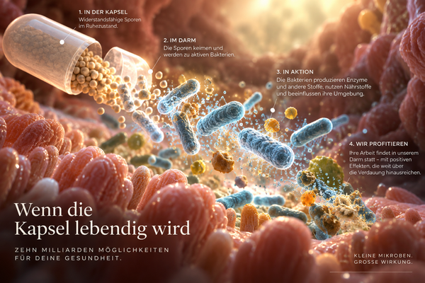 Wenn die Kapsel lebendig wird