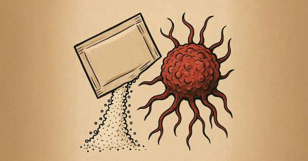 O aspartame interfere na microbiota intestinal e ativa genes associados ao câncer no glioblastoma