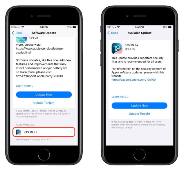 Apple Deploys DarkSword Patch Bundle in iOS 18.7.7, Closes Critical RCE Bugs