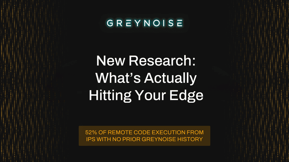 2️⃣ GreyNoise State of the Edge Report Highlights Attack Hotspots