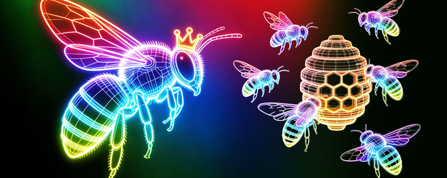 Queen Bee to Queen Hive.