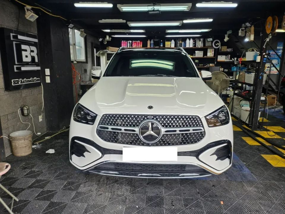 인천 벤츠 GLE 앞범퍼 헤드램프 사고 수리 작업 by 비알오토솔루션
