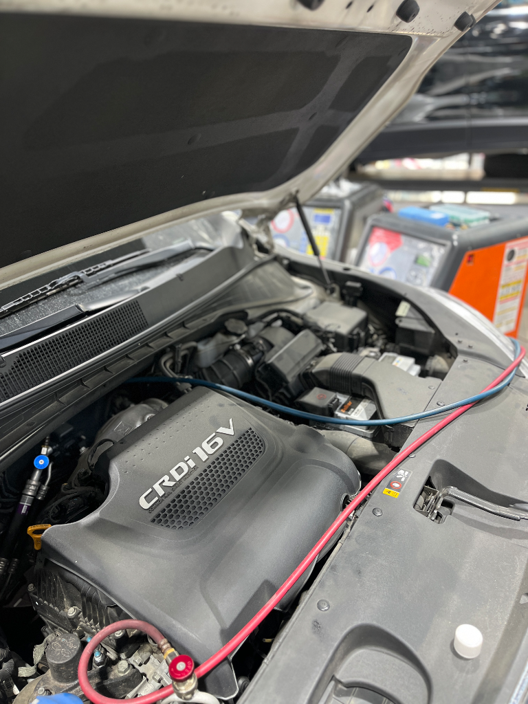 올뉴쏘렌토 디젤 에어컨 냉기 불량 수리