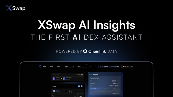 XSwap Integrates Chainlink Data Feeds to Power AI-Driven DEX Insights