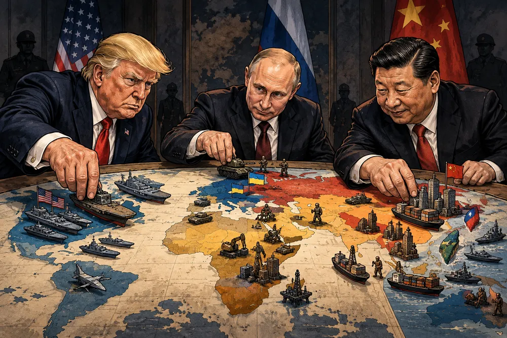 特朗普、普京、习近平将如何瓜分世界？