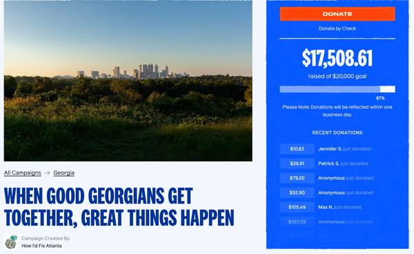a quick fundraiser check-in