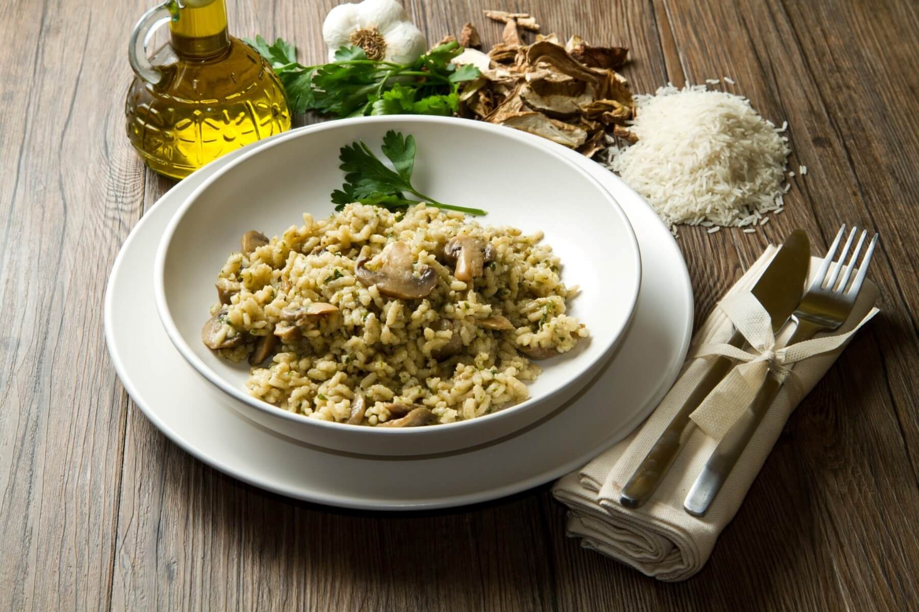 Simple Mushroom Risotto Recipe and Wine Pairing