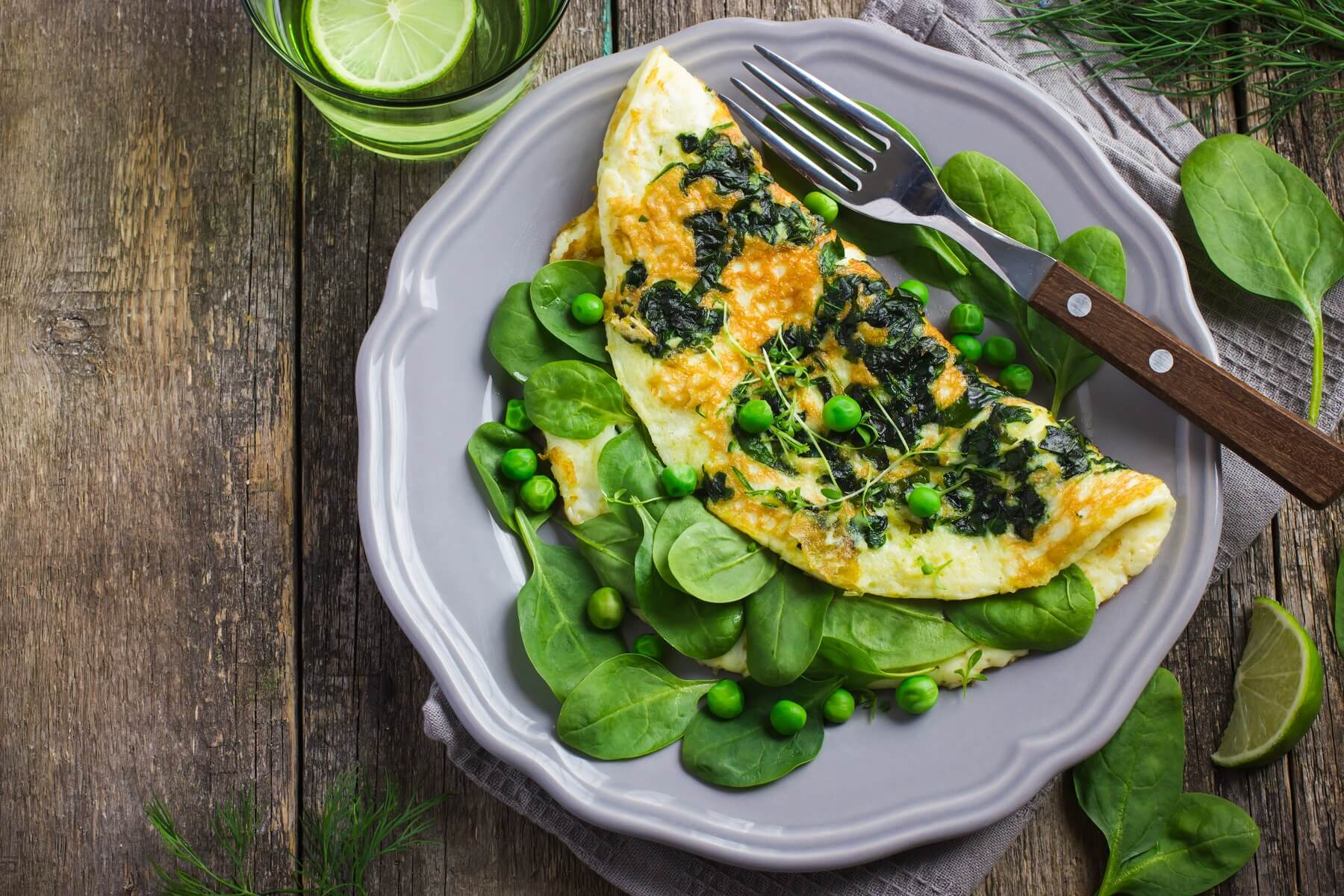 Italian Frittata with Salmon and Peas Recipe