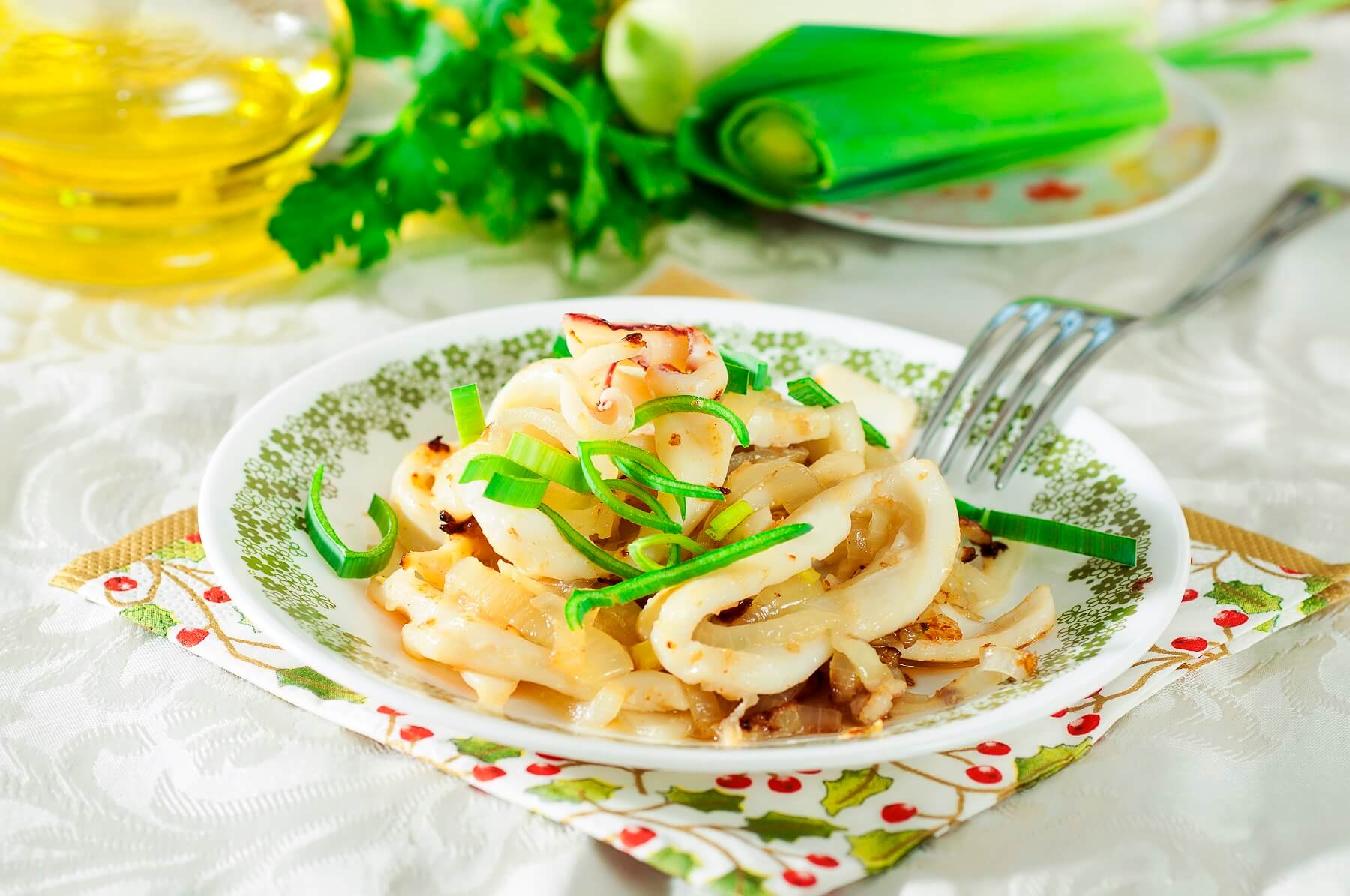 Zesty Spicy Squid Salad