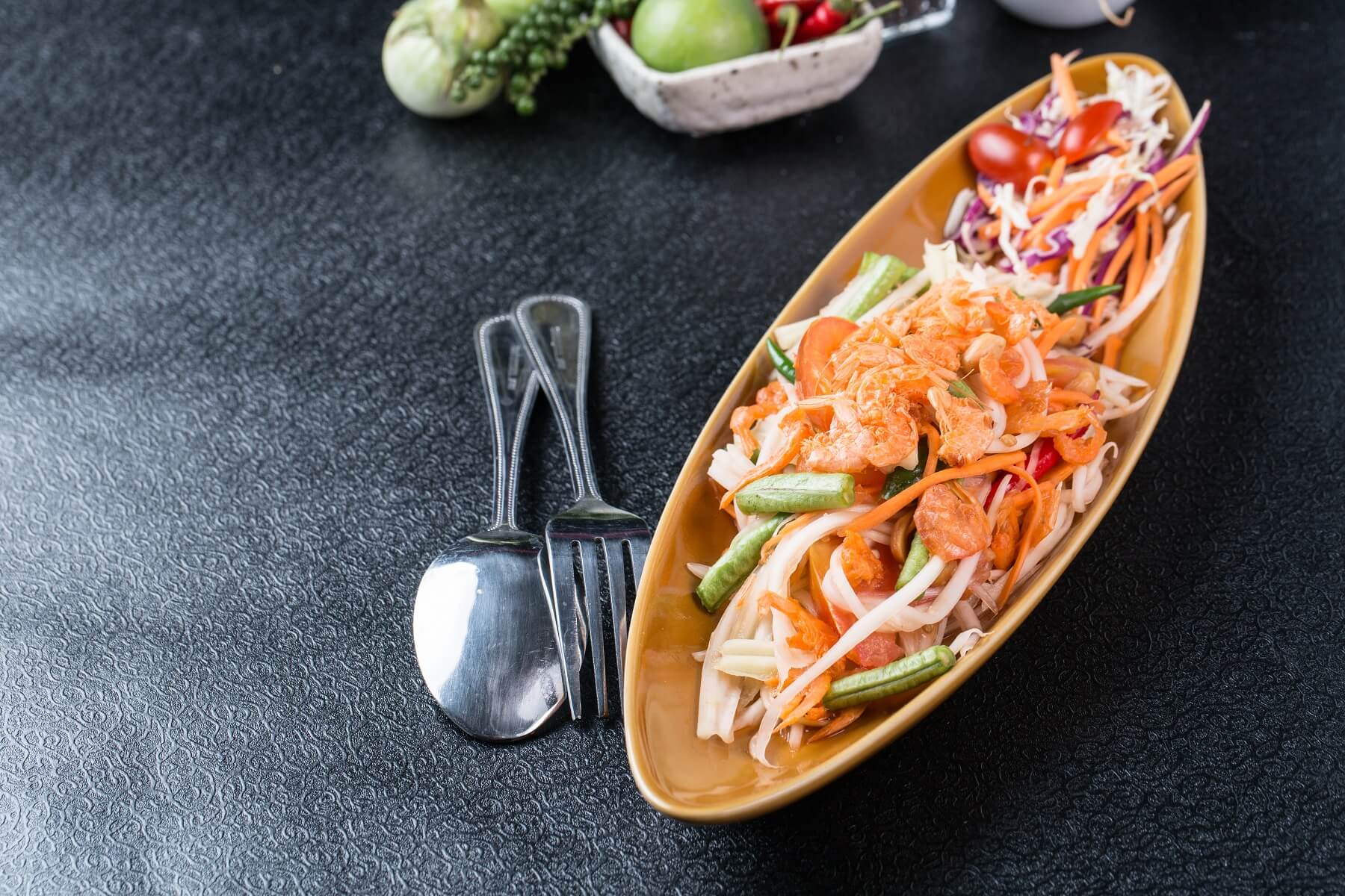 Prawn and Papaya Salad Recipe