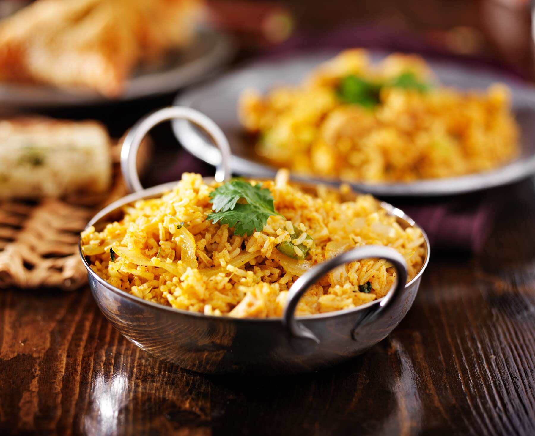 South African Eggplant Biryani