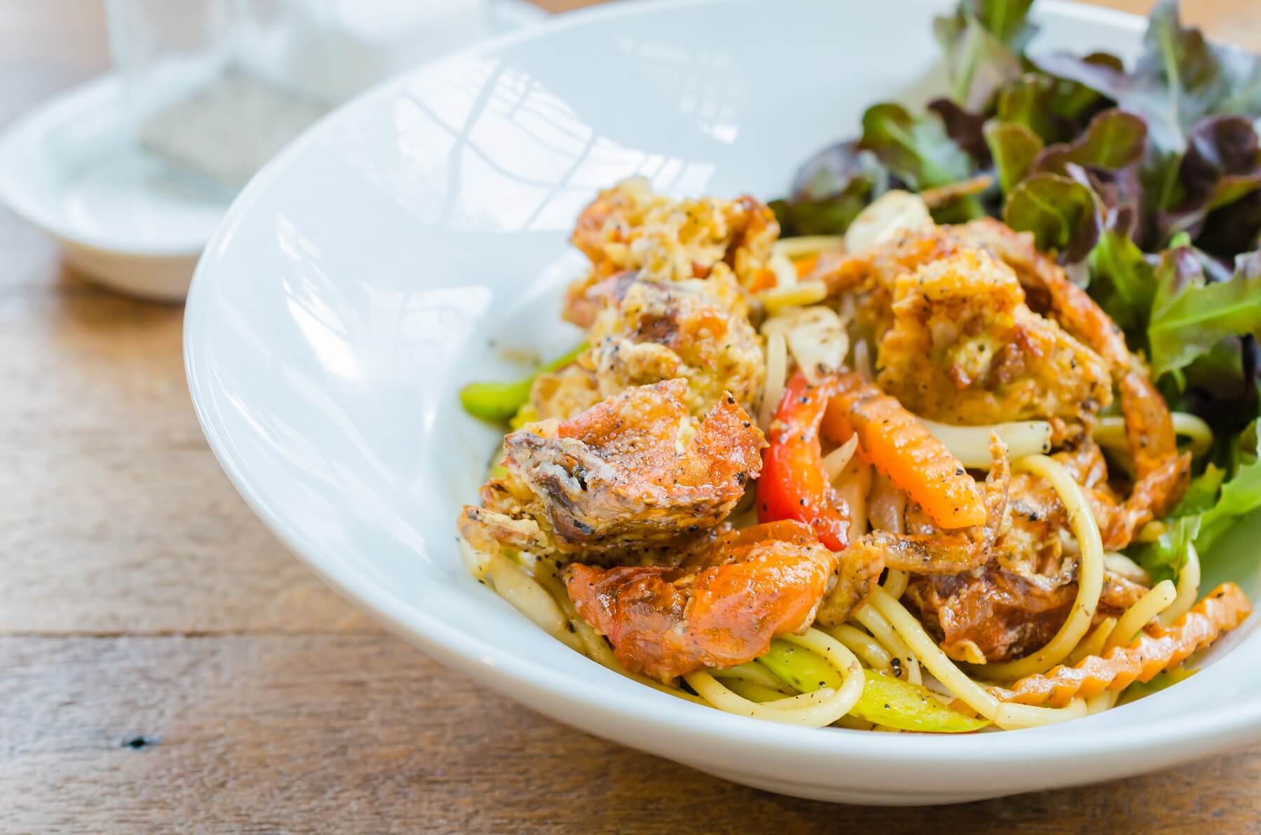 Courgette & Crab Linguine Recipe