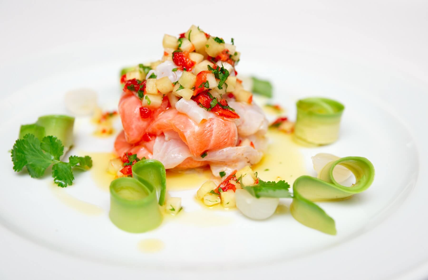 Salmon and Sea Bass Ceviche Recipe