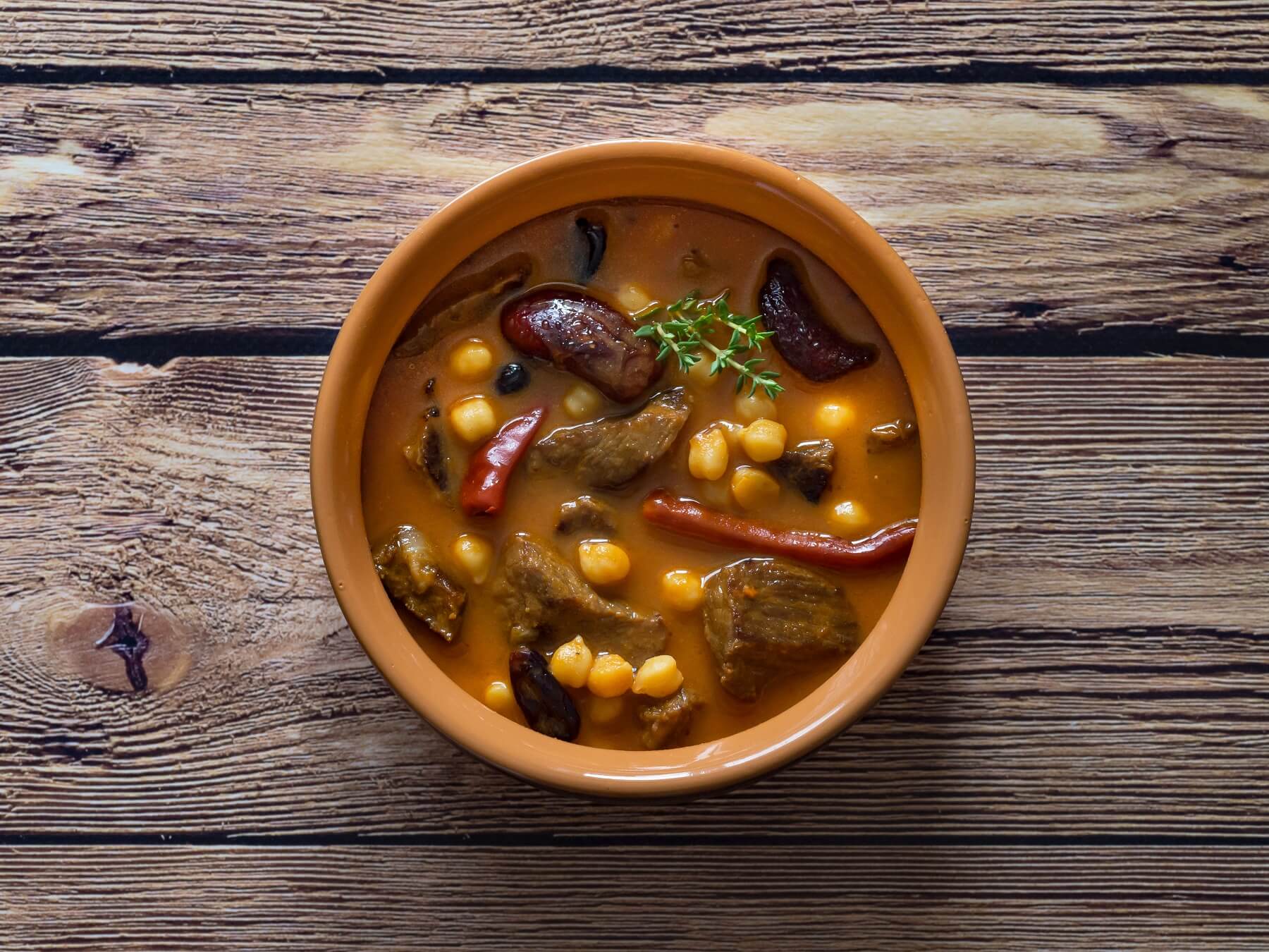 Chickpeas and Harissa Lamb Recipe