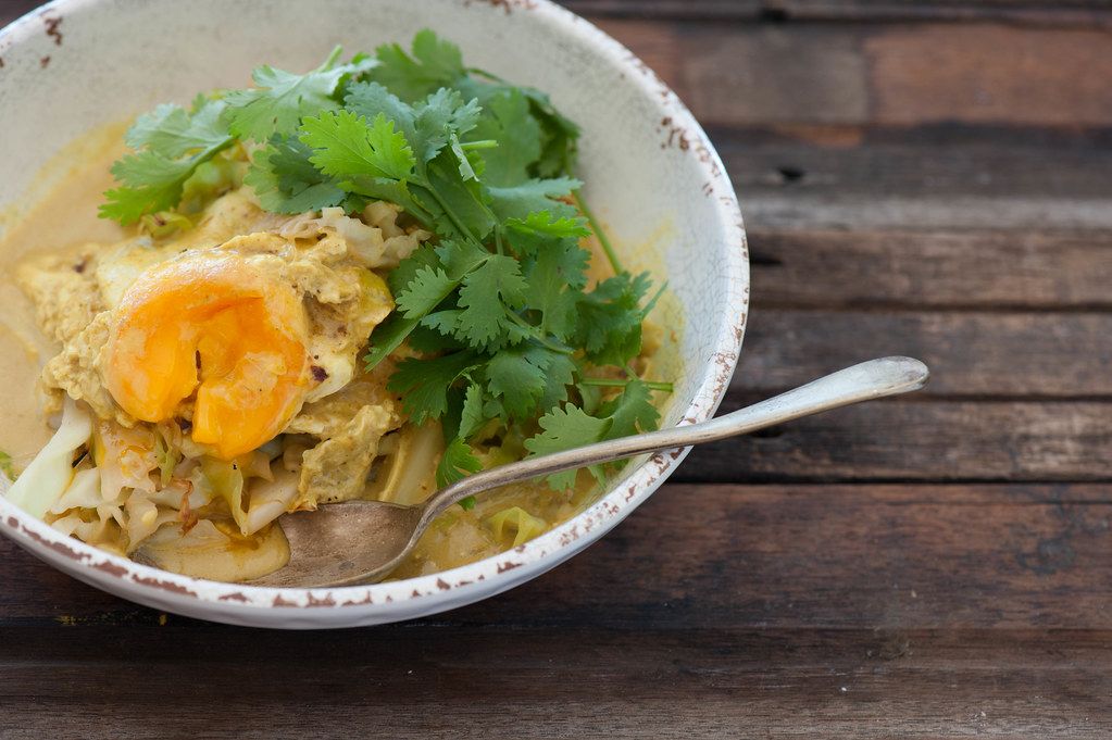 Malaysian Golden Egg Curry