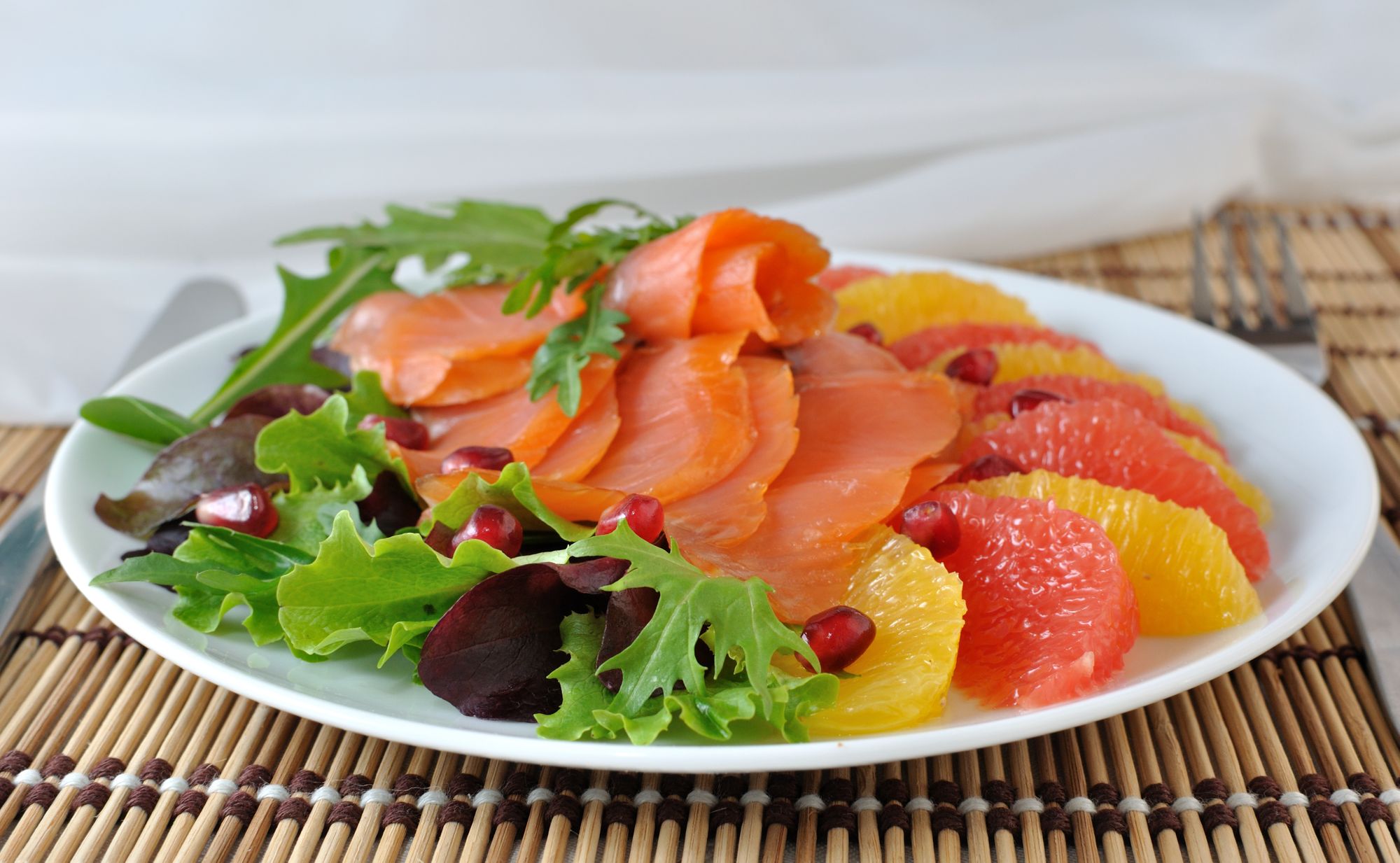 Smoked Salmon and Grapefruit