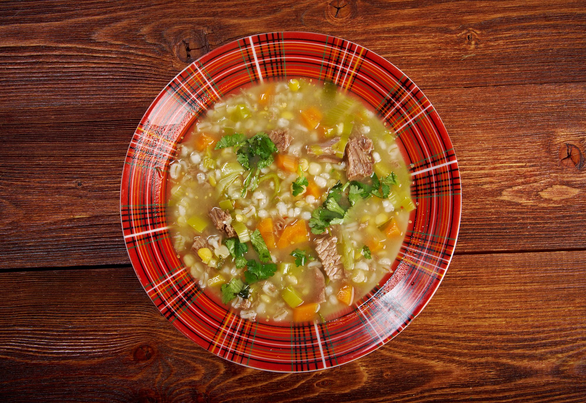 Lamb and barley soup