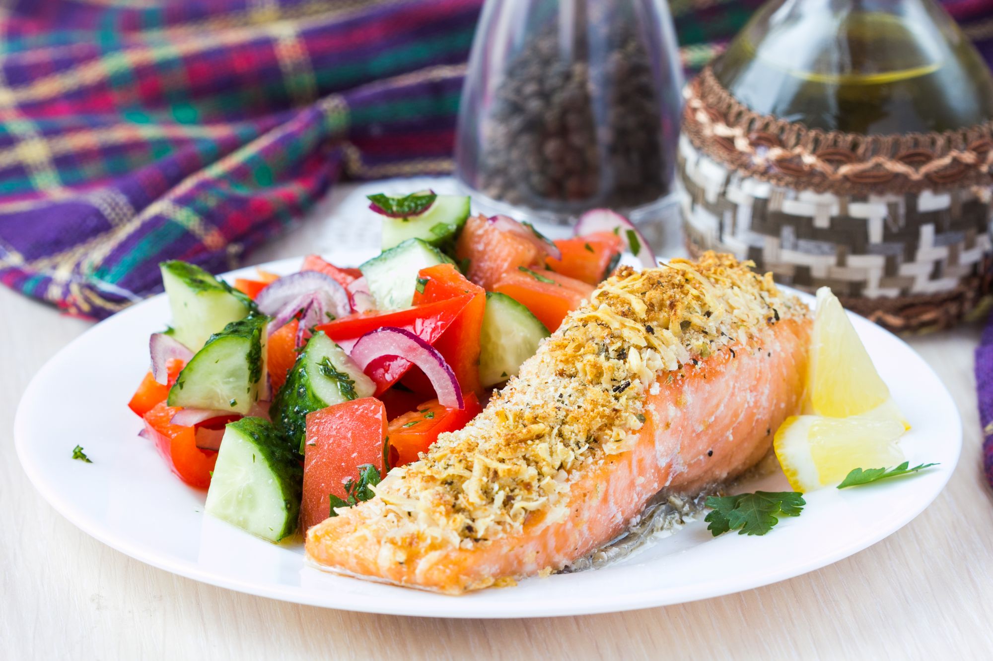 Baked Parmesan Salmon