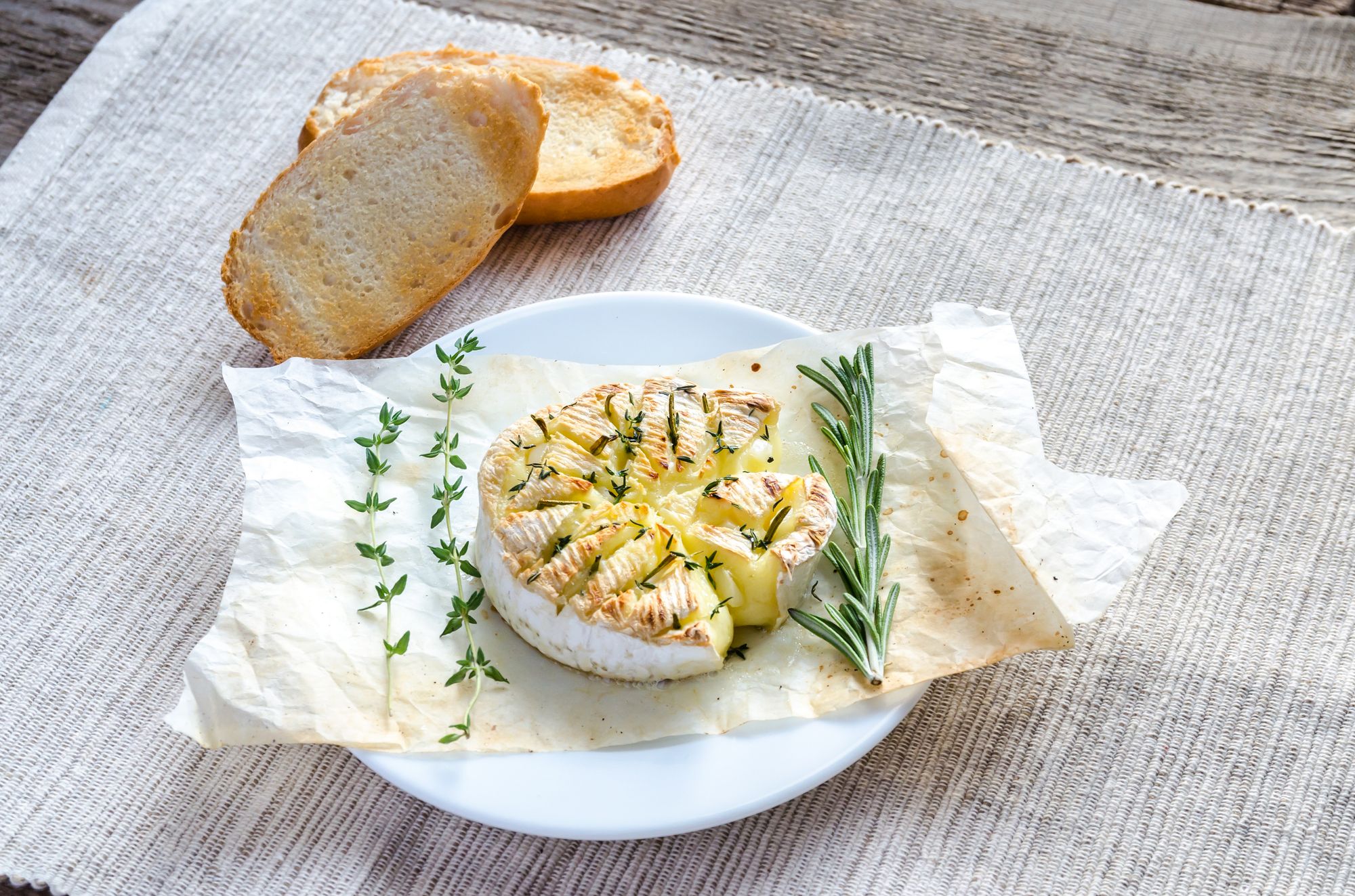 Baked Cheese with Thyme