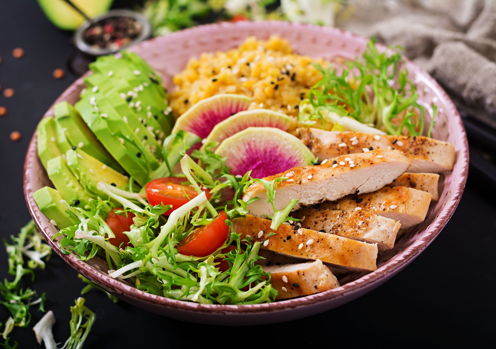 Chicken Breast and Avo Salad