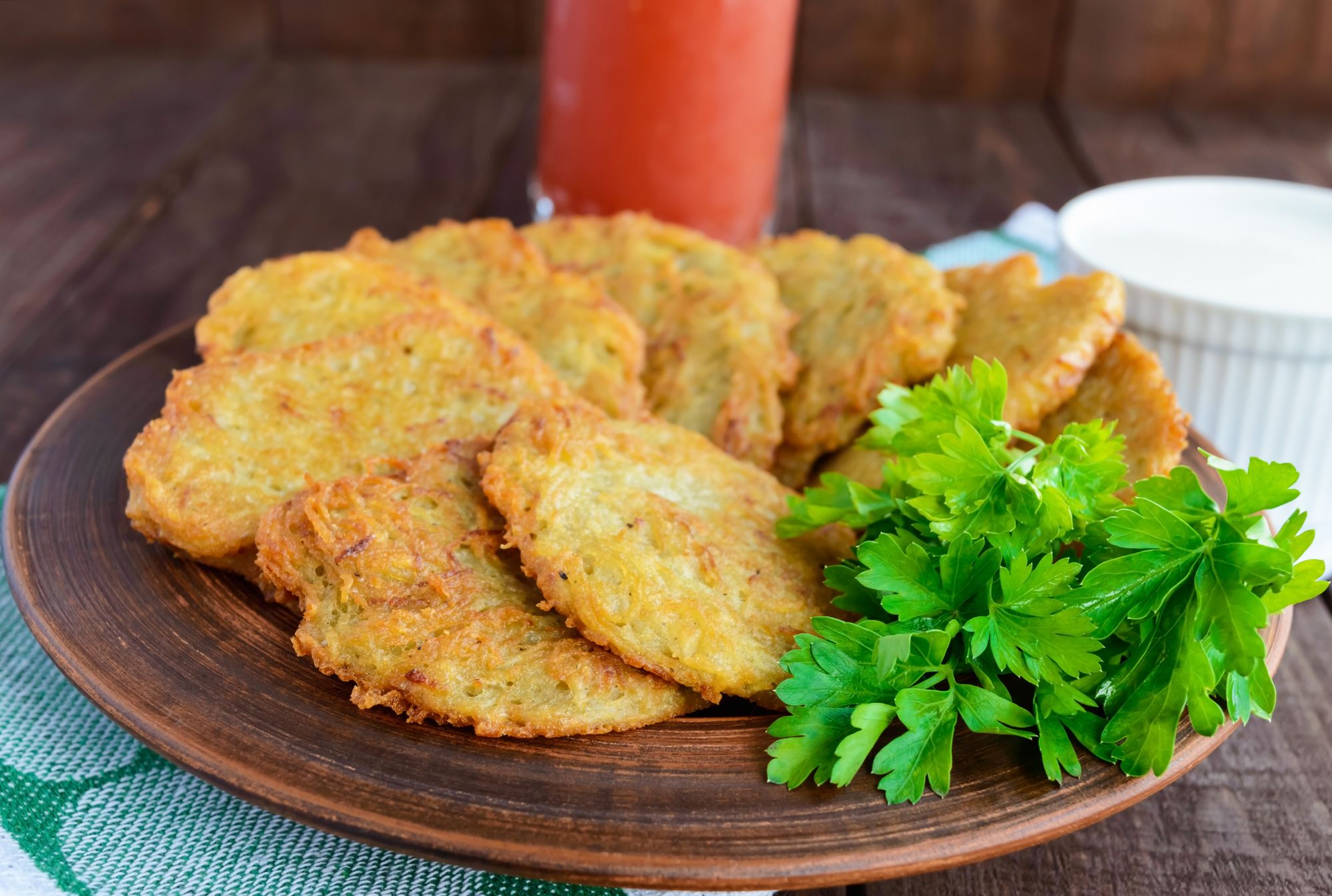 Carrot and Coriander Fritters