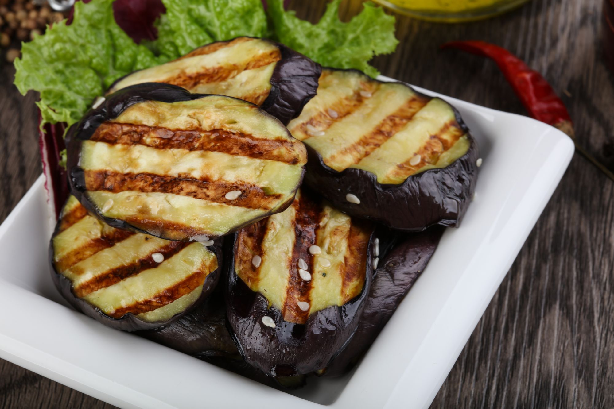Sticky Soy Eggplant