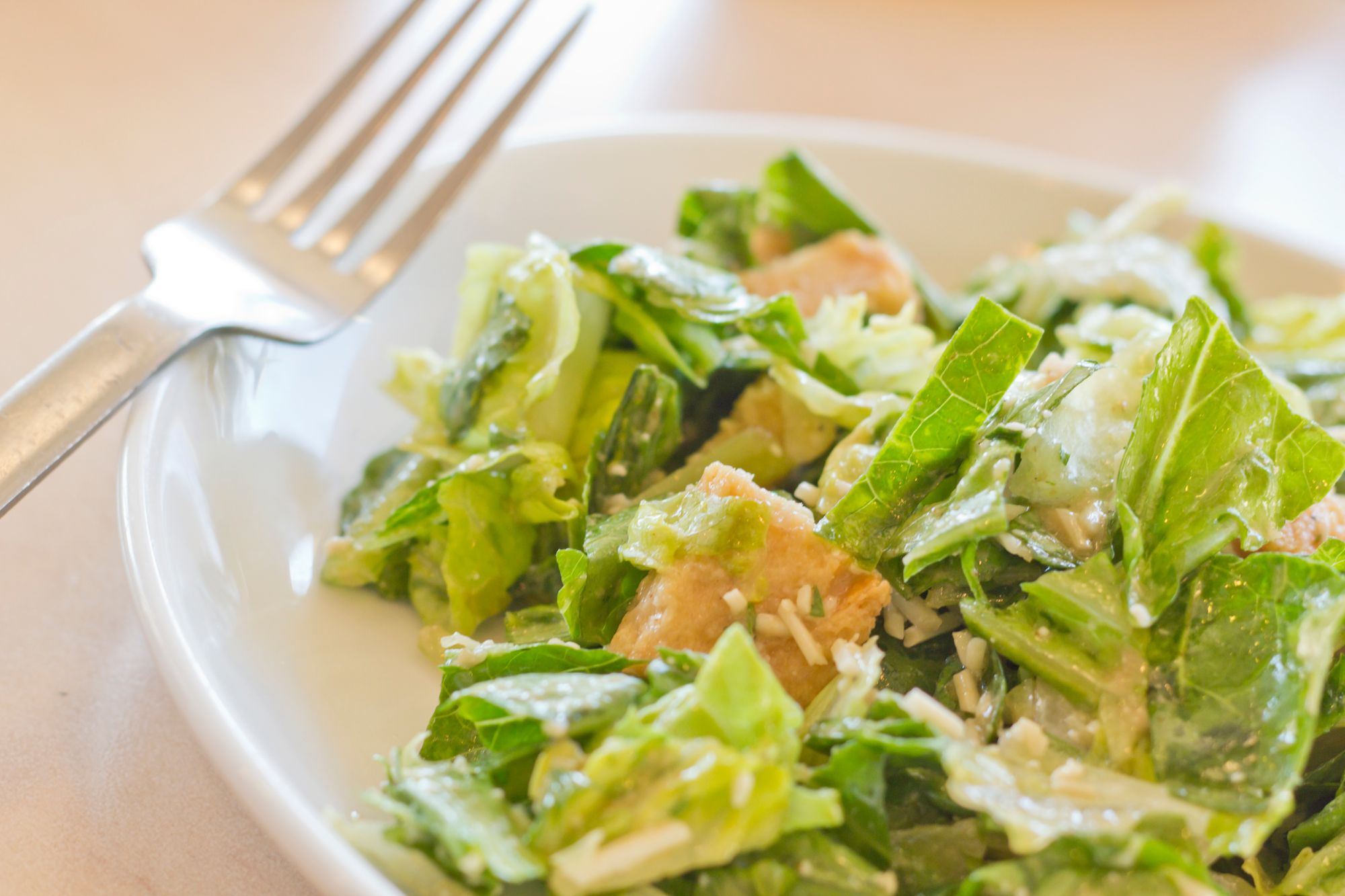 Easy Veggie Caesar Salad