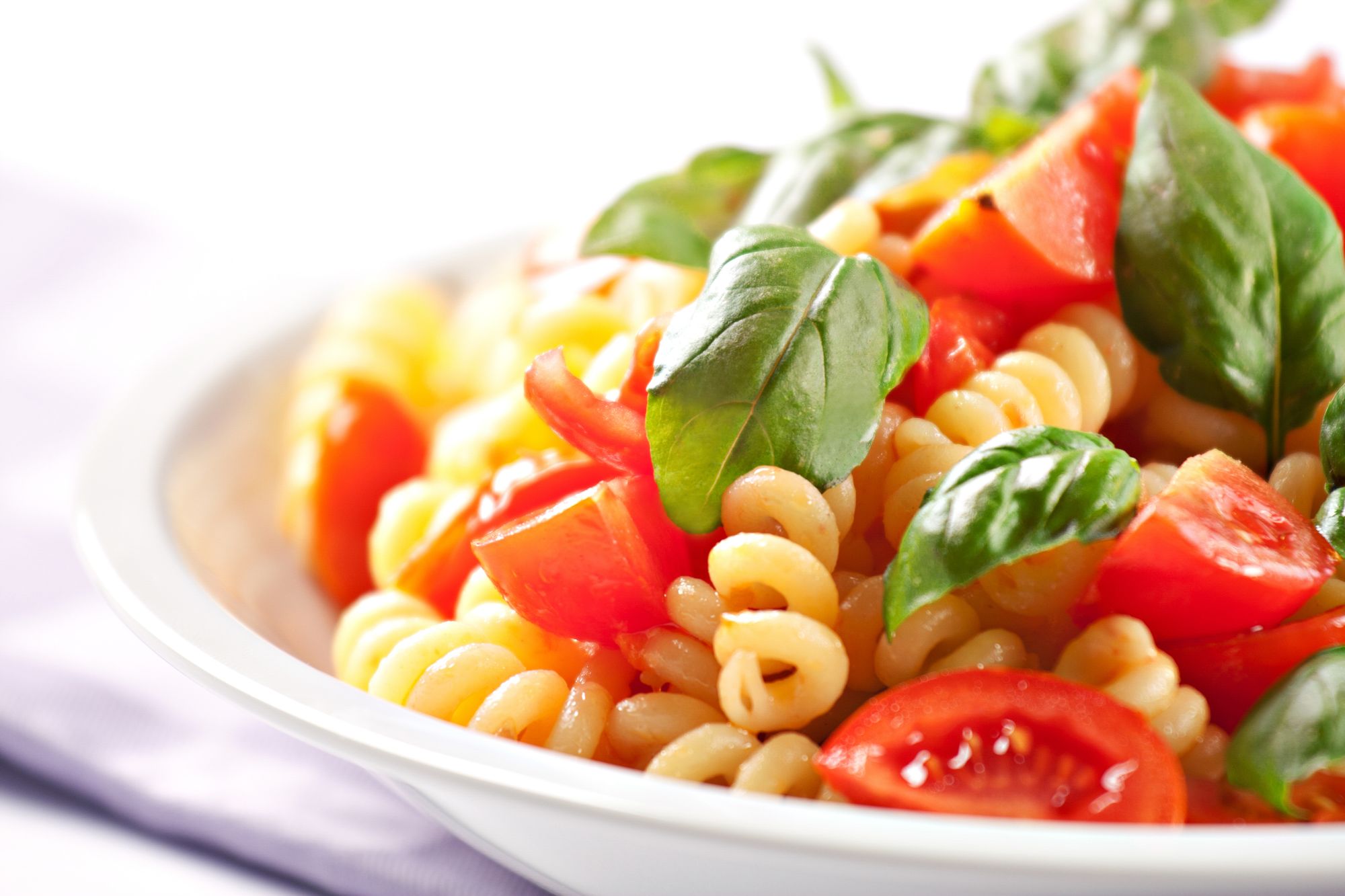 Tomato, Garlic and Almond Fusilli