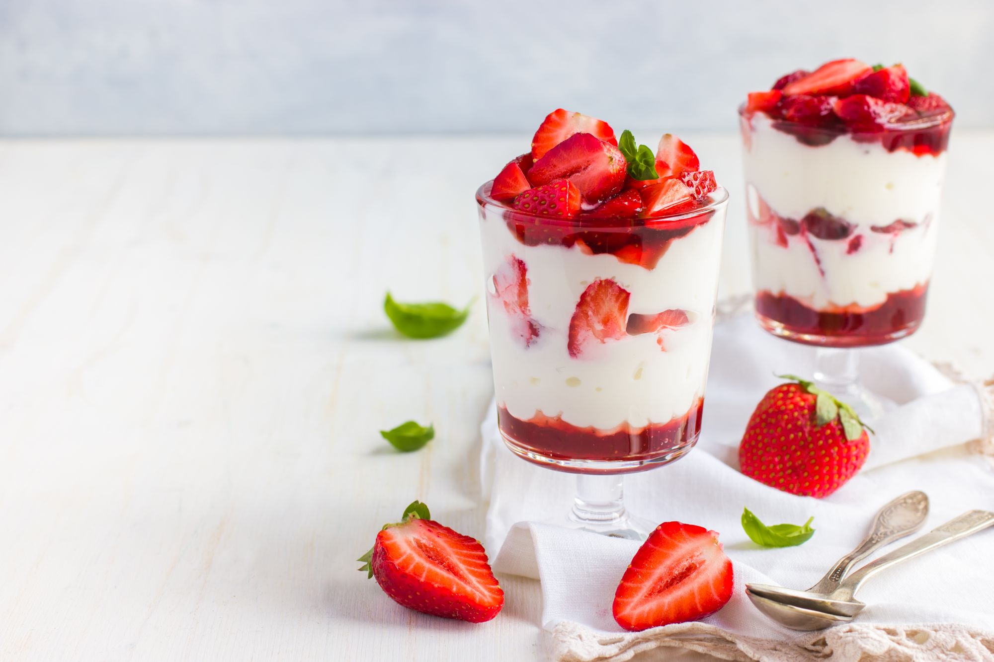Strawberry and Balsamic Vinegar Pudding